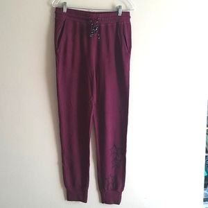 SUNDRY Burgundy Sweatpants, size 2-M
